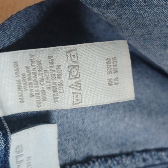 Vintage High Waisted Liz Claiborne Capri Jeans Size 12, front pockets - Picture 8 of 8